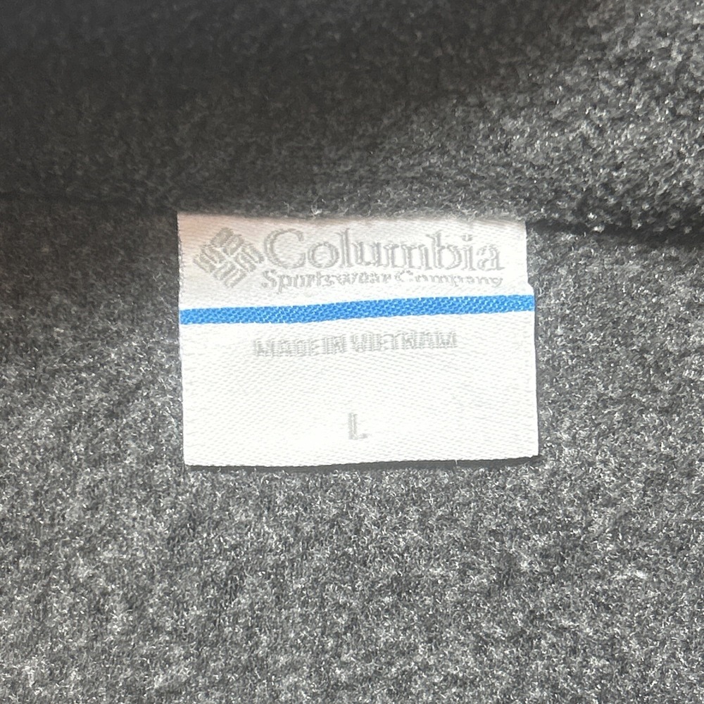 Columbia Hemlock Ridge Jacket Quarter Zip Pullover Fleece Gray Men's Size L - Picture 8 of 11
